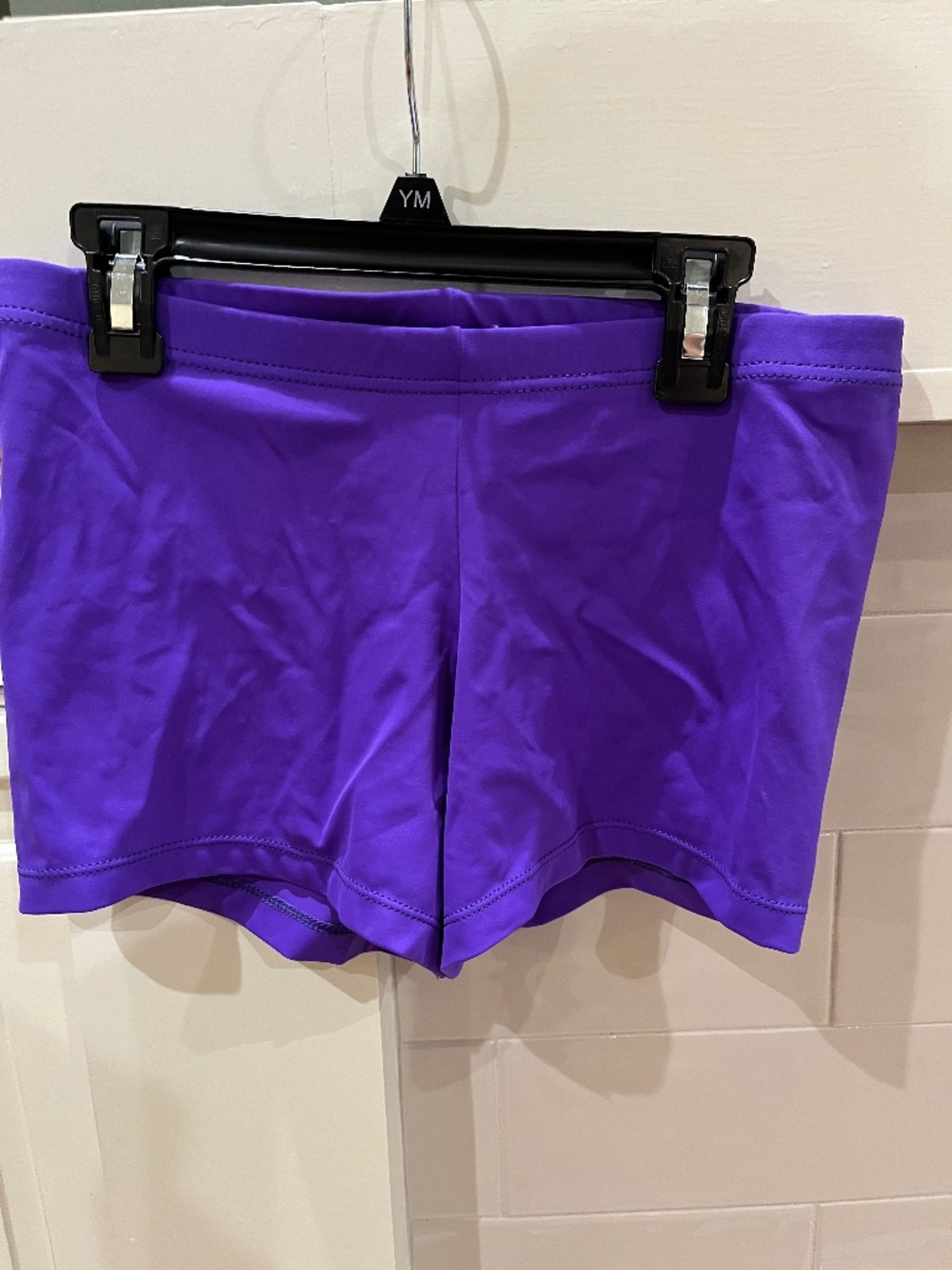 Balera purple dance shorts size adult medium